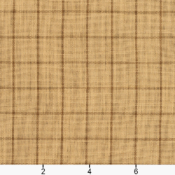 Image of D121 Wheat Checkerboard showing scale of fabric