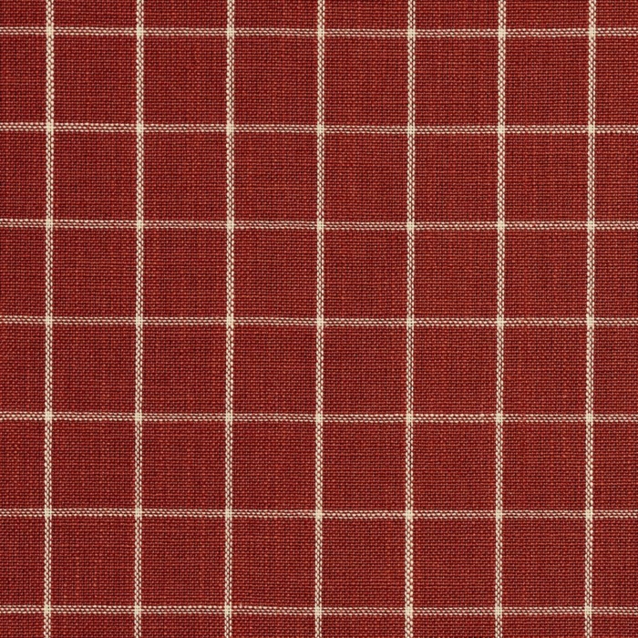 D122 Brick Checkerboard upholstery and drapery fabric by the yard full size image
