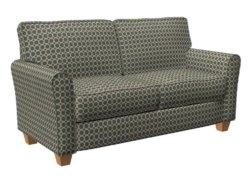 D1228 Jade Honeycomb fabric upholstered on furniture scene