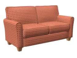 D1231 Spice Honeycomb fabric upholstered on furniture scene