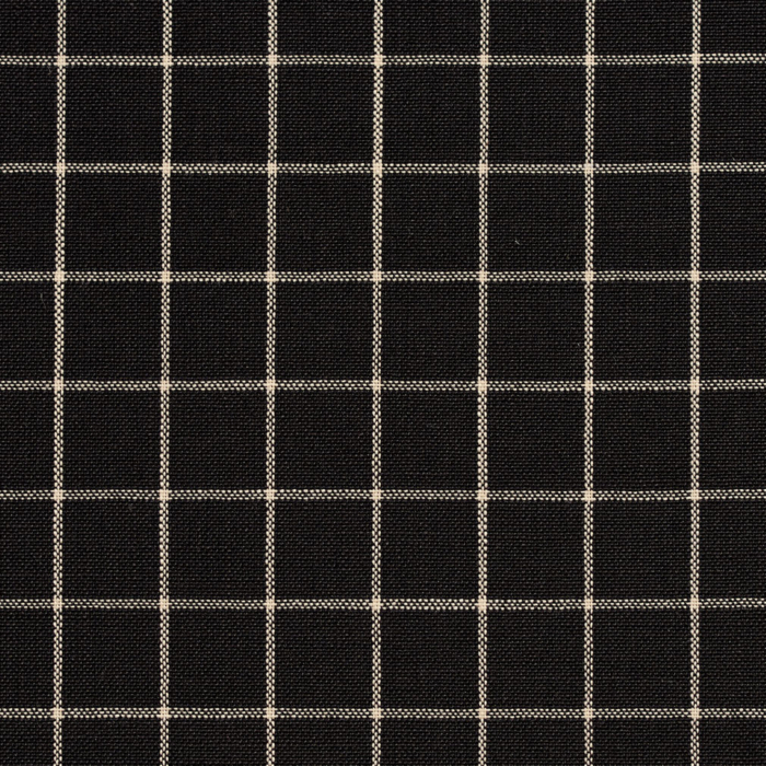 D124 Onyx Checkerboard upholstery fabric by the yard full size image