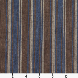 Image of D134 Indigo Stripe showing scale of fabric