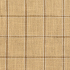 D135 Wheat Windowpane upholstery fabric by the yard full size image