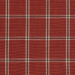 D136 Brick Windowpane upholstery and drapery fabric by the yard full size image