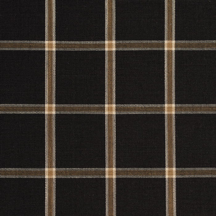 D138 Onyx Windowpane upholstery fabric by the yard full size image