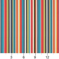 Image of D1422 Fiesta Stripe showing scale of fabric