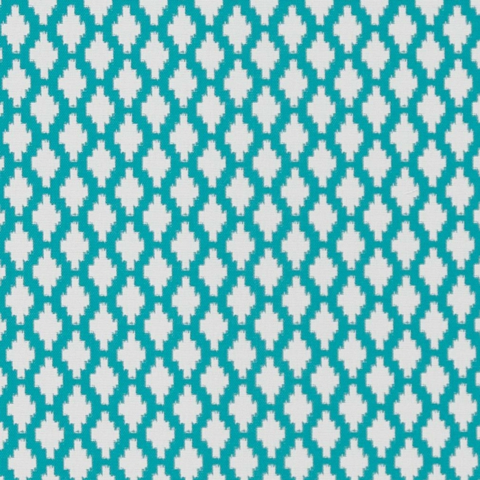 D1426 Aqua Inca Outdoor upholstery fabric by the yard full size image