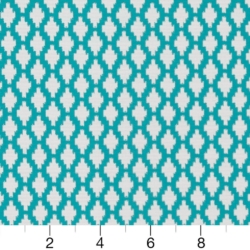 Image of D1426 Aqua Inca showing scale of fabric