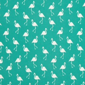 D1436 Lagoon Flamingo Outdoor upholstery fabric by the yard full size image
