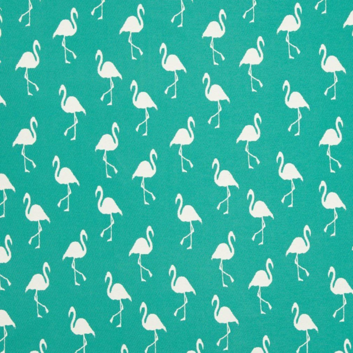 D1436 Lagoon Flamingo Outdoor upholstery fabric by the yard full size image