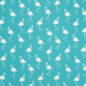 D1438 Caribe Flamingo Outdoor upholstery fabric by the yard full size image