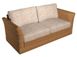 D1443 Sand Labyrinth fabric upholstered on furniture scene