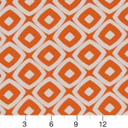 Image of D1457 Tangerine Mayan showing scale of fabric