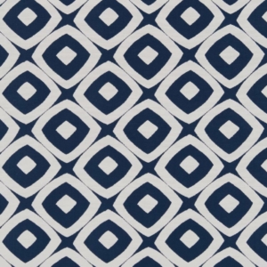 D1458 Indigo Mayan Outdoor upholstery fabric by the yard full size image