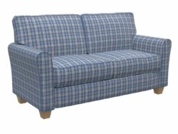 D151 Wedgewood Tartan fabric upholstered on furniture scene