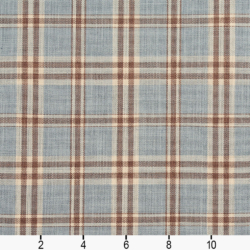 Image of D153 Cornflower Tartan showing scale of fabric
