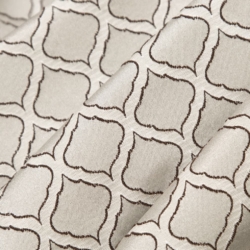 D1530 Marble Ogee Upholstery Fabric Closeup to show texture
