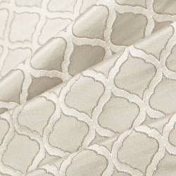 D1532 Champagne Ogee Upholstery Fabric Closeup to show texture