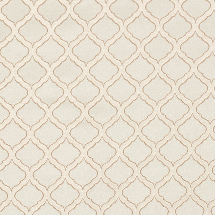 D1535 Parchment Ogee upholstery and drapery fabric by the yard full size image