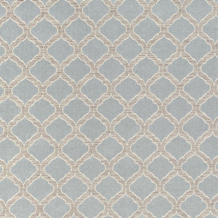 D1536 Wedgewood Ogee upholstery and drapery fabric by the yard full size image