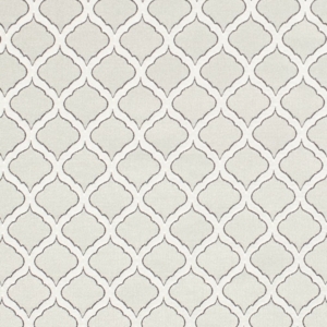 D1537 Platinum Ogee upholstery and drapery fabric by the yard full size image