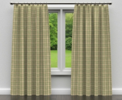 D154 Juniper Tartan drapery fabric on window treatments