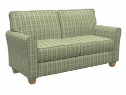 D154 Juniper Tartan fabric upholstered on furniture scene