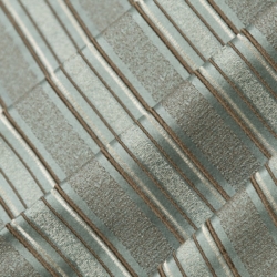 D1541 Seaglass Stripe Upholstery Fabric Closeup to show texture