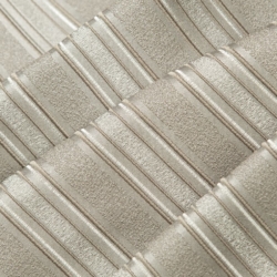 D1542 Pewter Stripe Upholstery Fabric Closeup to show texture
