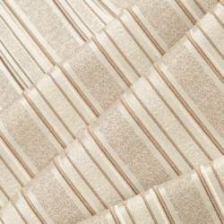 D1543 Parchment Stripe Upholstery Fabric Closeup to show texture