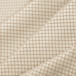 D1551 Parchment Diamond Upholstery Fabric Closeup to show texture