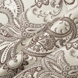 D1554 Marble Paisley Upholstery Fabric Closeup to show texture