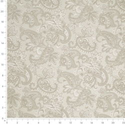 Image of D1556 Champagne Paisley showing scale of fabric