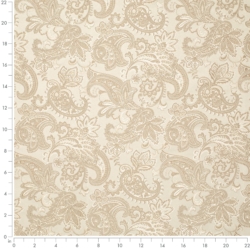 Image of D1559 Parchment Paisley showing scale of fabric
