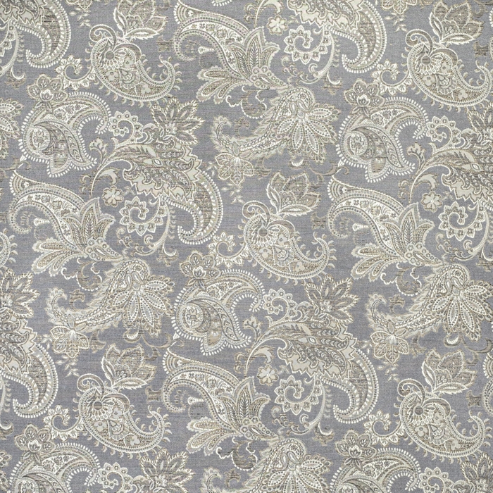 D1560 Wedgewood Paisley upholstery and drapery fabric by the yard full size image