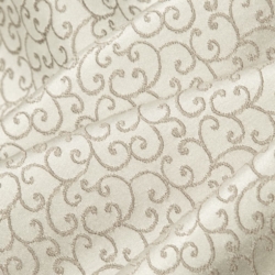 D1564 Champagne Vine Upholstery Fabric Closeup to show texture