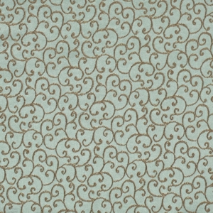 D1565 Seaglass Vine upholstery and drapery fabric by the yard full size image
