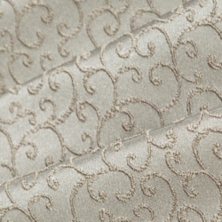 D1566 Pewter Vine Upholstery Fabric Closeup to show texture