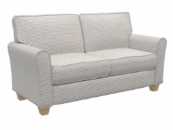 D160 Moonstone fabric upholstered on furniture scene