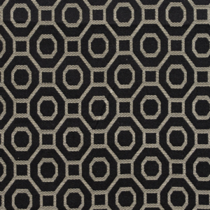D161 Ebony upholstery and drapery fabric by the yard full size image