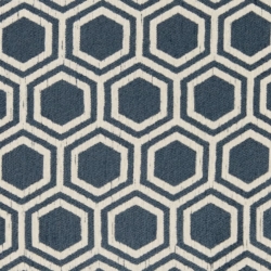 D1636 Indigo upholstery fabric by the yard full size image
