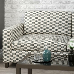D1638 Coastal fabric upholstered on furniture scene