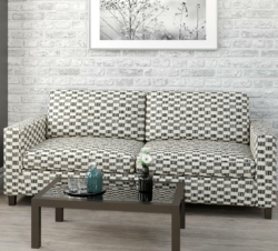 D1638 Coastal fabric upholstered on furniture scene