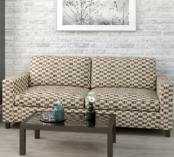 D1640 Driftwood fabric upholstered on furniture scene