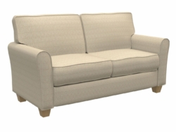 D165 Taupe fabric upholstered on furniture scene