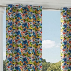 D1656 Catalina drapery fabric on window treatments