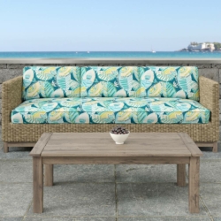 D1661 Cancun fabric upholstered on furniture scene