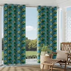 D1666 Savannah drapery fabric on window treatments