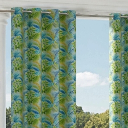 D1667 Captiva drapery fabric on window treatments