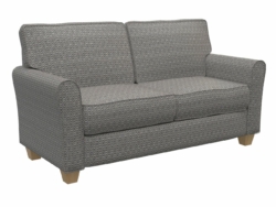 D167 Pewter fabric upholstered on furniture scene